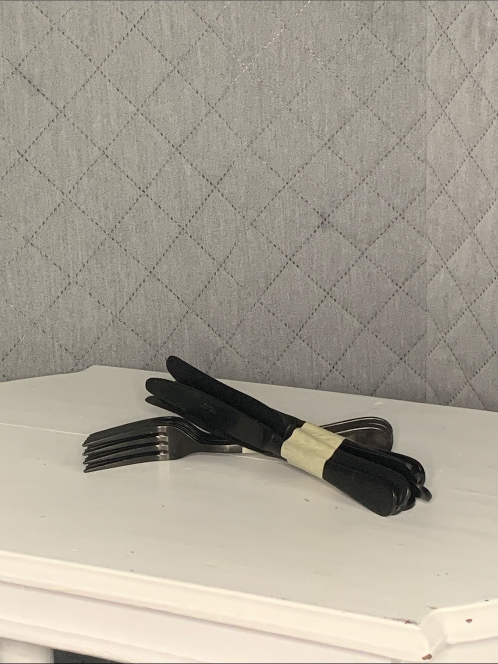 #158/#159 Zara Home Black Cutlery Set